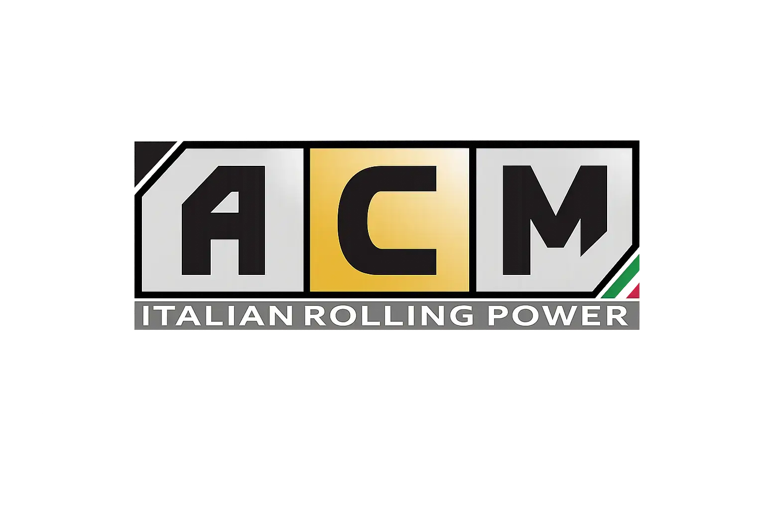 Logo ACM — moteur central italien rideau métallique